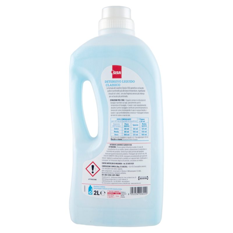 Sisa Classico Detersivo Salvacolore 2 Litri
