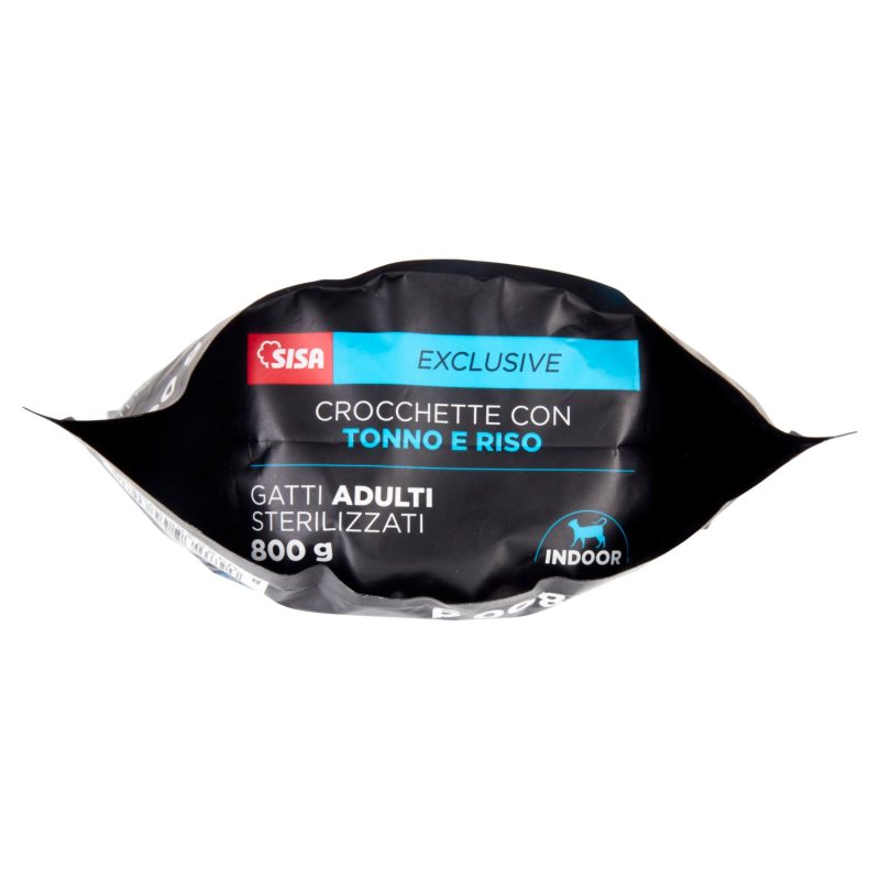 Sisa Exclusive Crocchette Gatto con Tonno e Riso 800 g