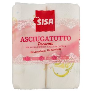 Sisa Asciugatutto Decorato 2 pz