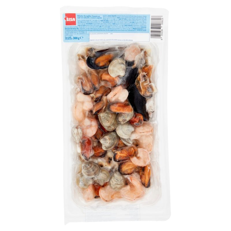 Sisa Misto Scoglio Preparato per sughi con molluschi e crostacei surgelato 300 g