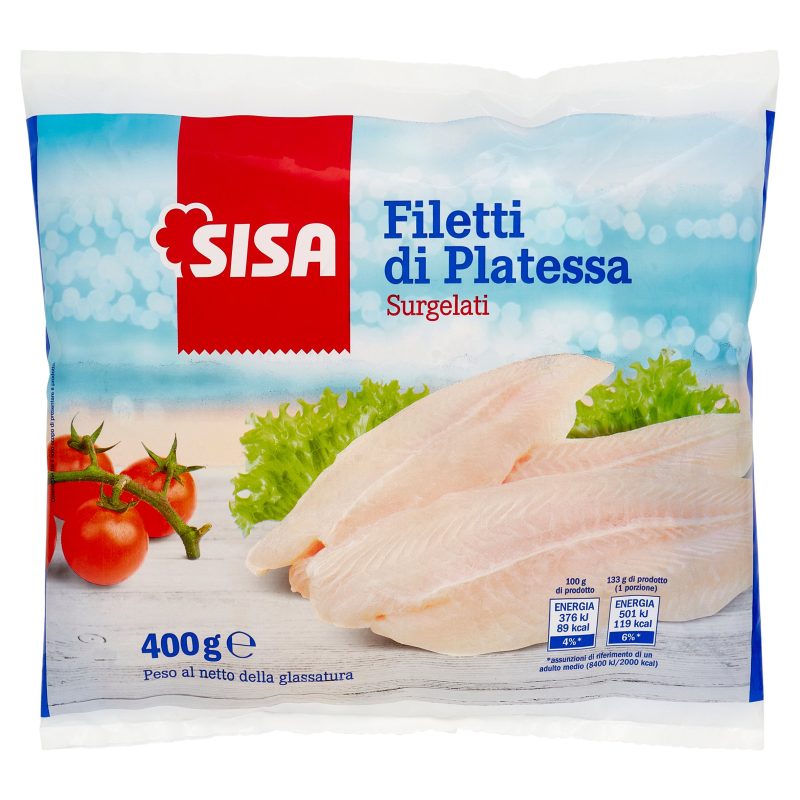 Sisa Filetti di Platessa Surgelati 400 g