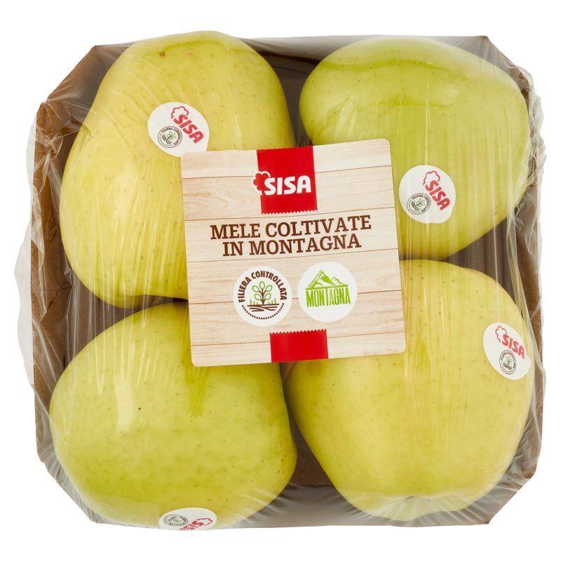 Sisa Mele Coltivate in Montagna Golden Delicious D.O.P. 0,750 kg