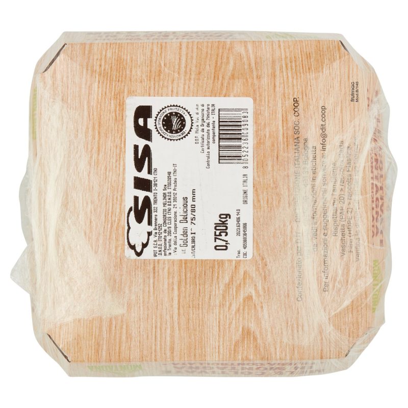 Sisa Mele Coltivate in Montagna Golden Delicious D.O.P. 0,750 kg