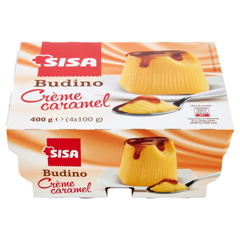 Sisa Budino Crème Caramel 4 x 100 g