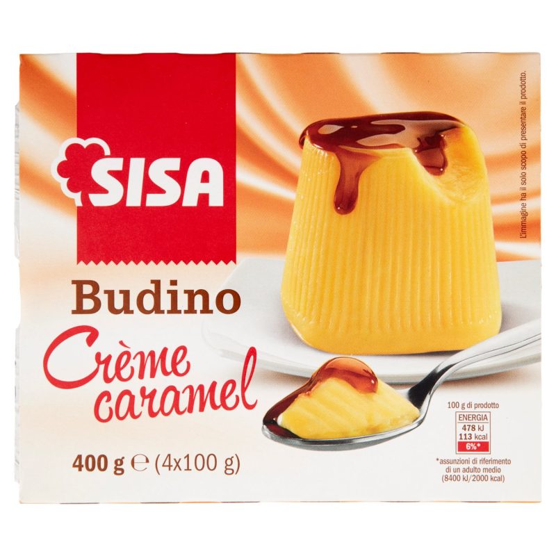 Sisa Budino Crème Caramel 4 x 100 g