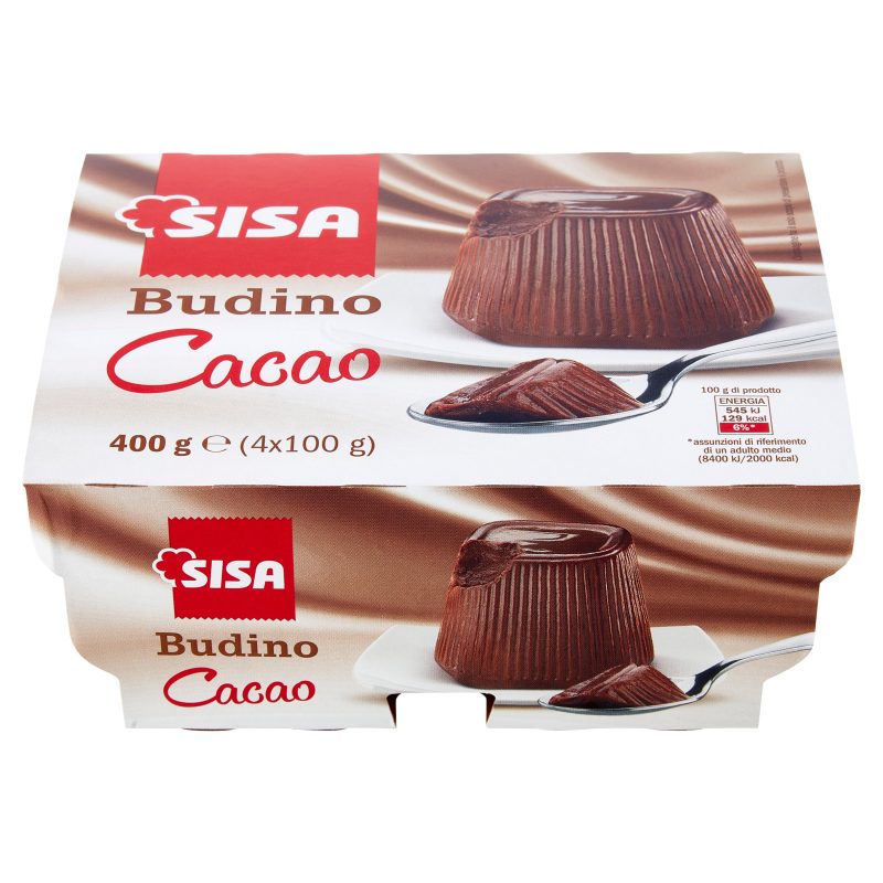 Sisa Budino Cacao 4 x 100 g
