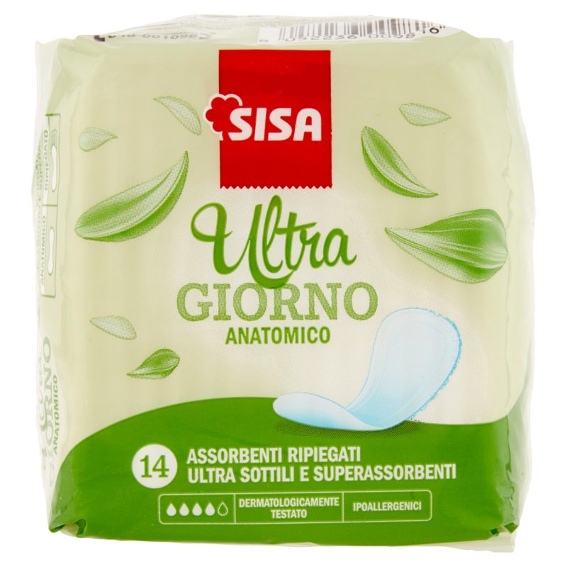 Sisa Assorbenti Ripiegati Ultra Giorno Anatomico 14 pezzi
