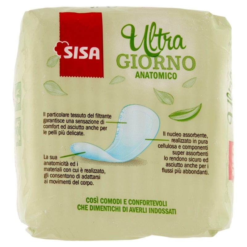 Sisa Assorbenti Ripiegati Ultra Giorno Anatomico 14 pezzi