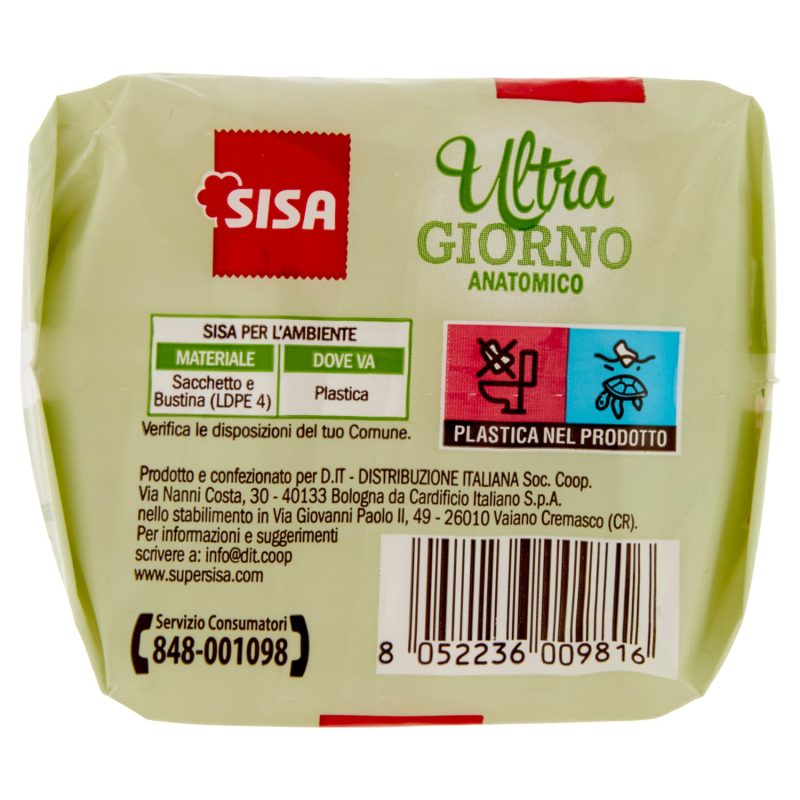 Sisa Assorbenti Ripiegati Ultra Giorno Anatomico 14 pezzi