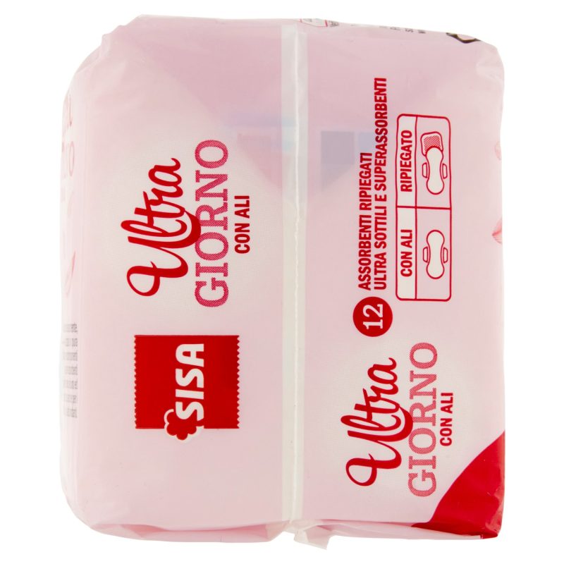 Sisa Assorbenti Ultra Giorno con ali ripiegati 12 pz