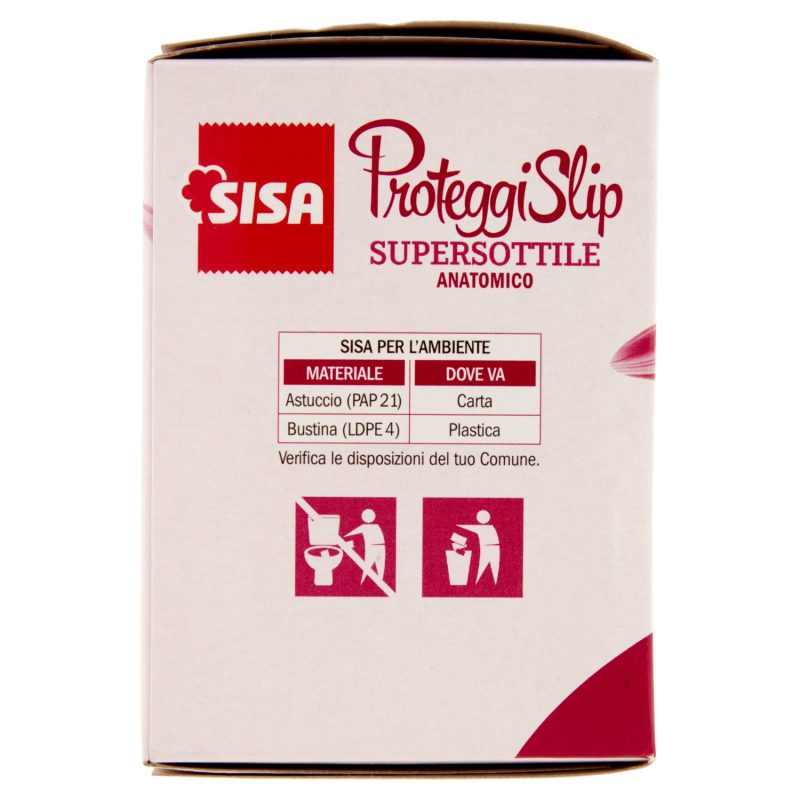 Sisa Proteggi Slip Anatomico ripiegati 20 pz