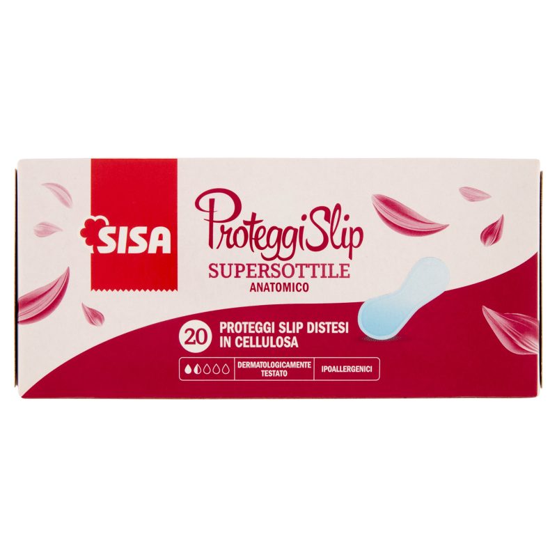 Sisa Proteggi slip Anatomico ripiegati 20 pz