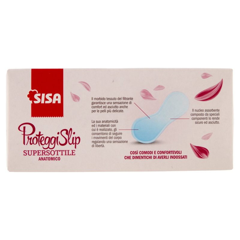 Sisa Proteggi slip Anatomico ripiegati 20 pz