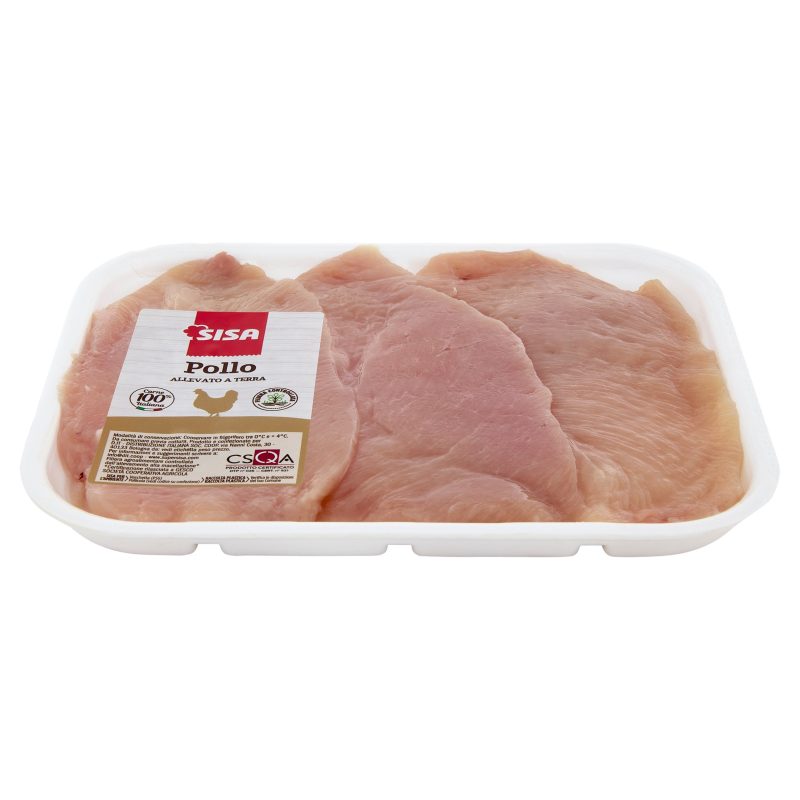 Sisa Petto di Pollo Bianco Allevato a Terra a Fette
