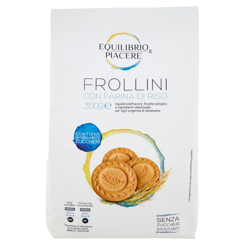 Equilibrio & Piacere Frollini con Farina di Riso 350 g
