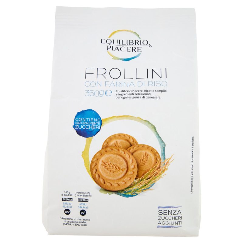 Equilibrio & Piacere Frollini con Farina di Riso 350 g