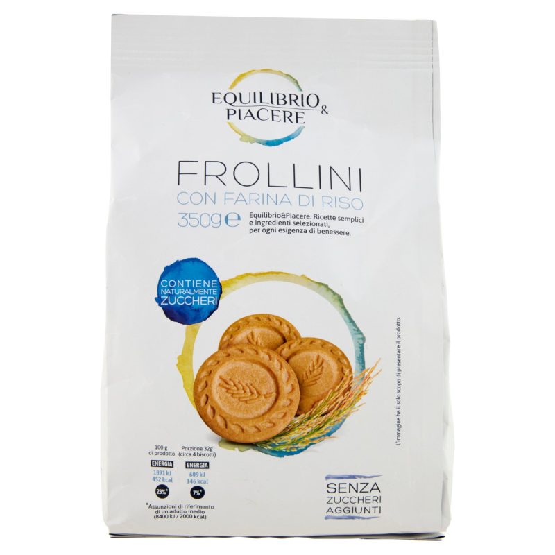 Equilibrio & Piacere Frollini con Farina di Riso 350 g