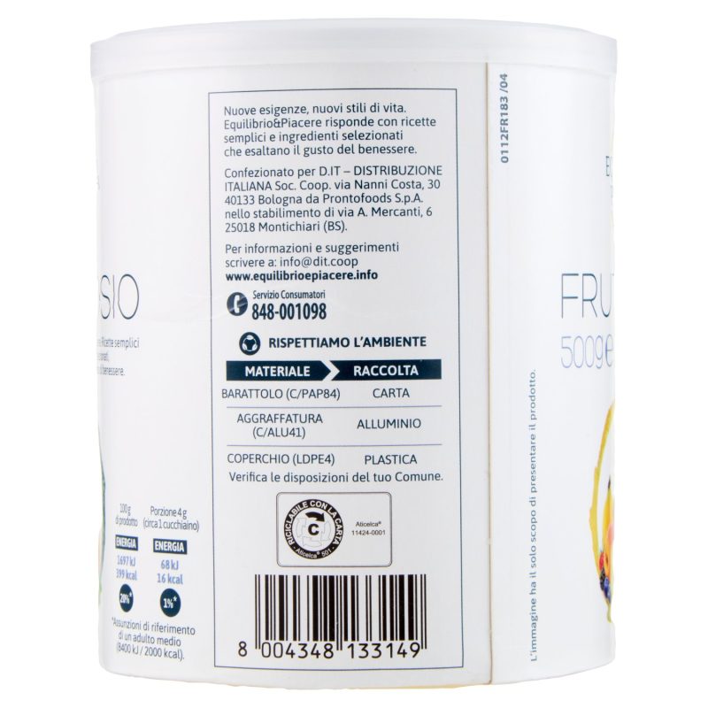 Equilibrio & Piacere Fruttosio 500 g