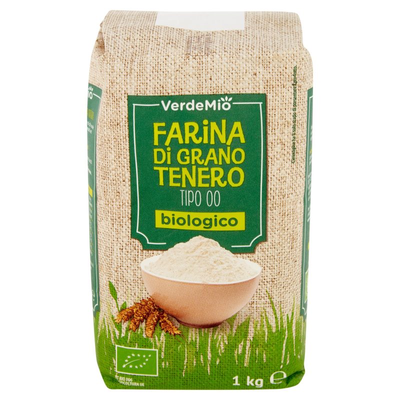 VerdeMio Farina di Grano Tenero Tipo 00 biologico 1 kg