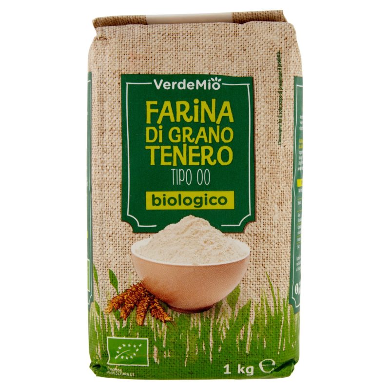 VerdeMio Farina di Grano Tenero Tipo 00 biologico 1 kg