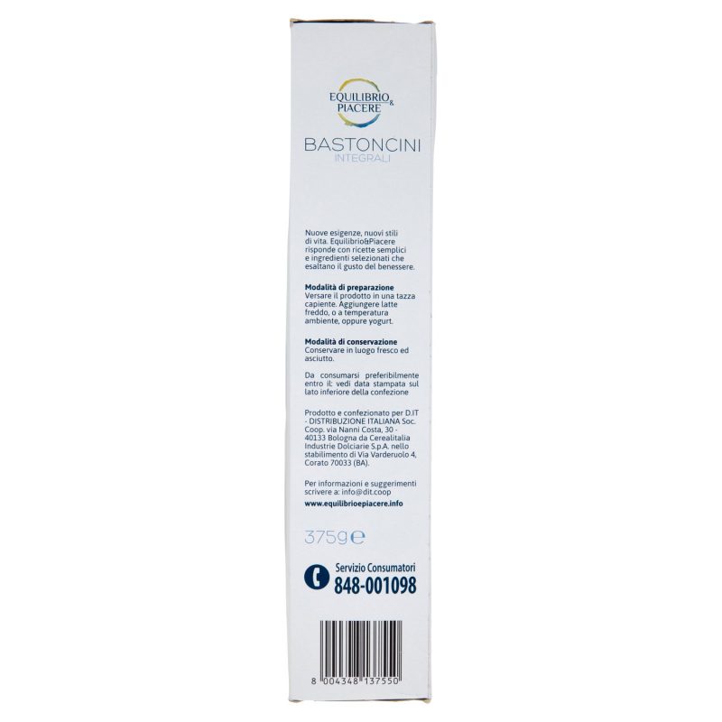 Equilibrio & Piacere Bastoncini Integrali 375 g