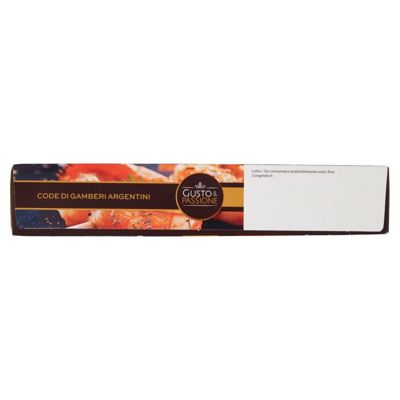 Gusto & Passione Code di Gamberi Argentini Congelate 300 g