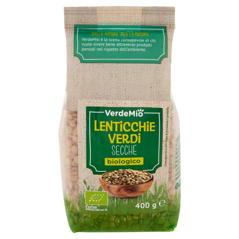 Verdemio Lenticchie Verdi Secche biologico 400 g