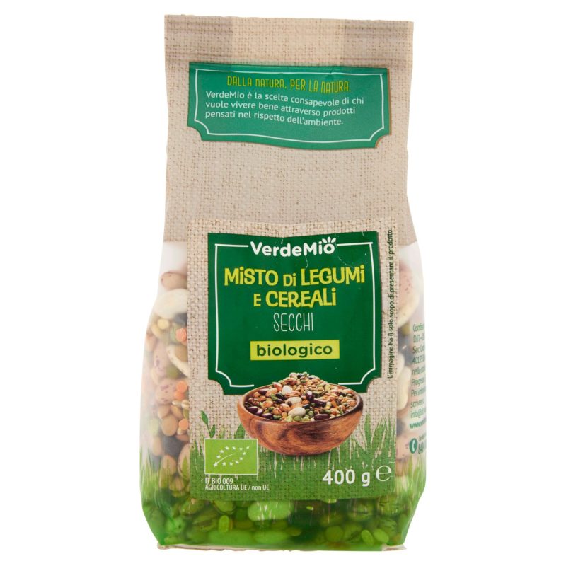 VerdeMio Misto di Legumi e Cereali biologico 400 g