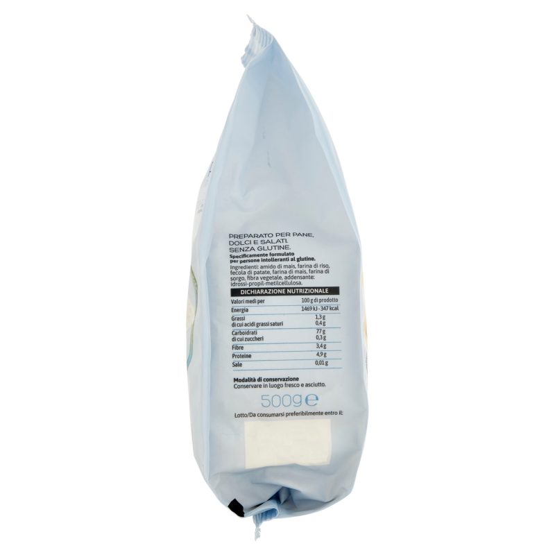 Equilibrio & Piacere Preparato per Pane Dolci e Salati Senza Glutine 500 g