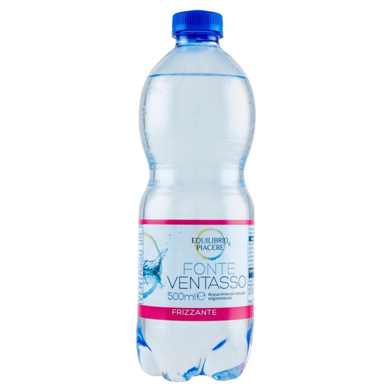 Equilibrio & Piacere Acqua Minerale Frizzante Fonte Ventasso 500 ml