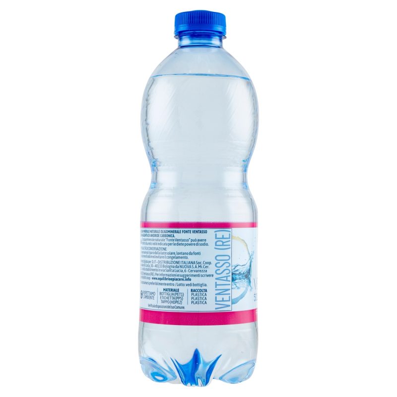 Equilibrio & Piacere Acqua Minerale Frizzante Fonte Ventasso 500 ml