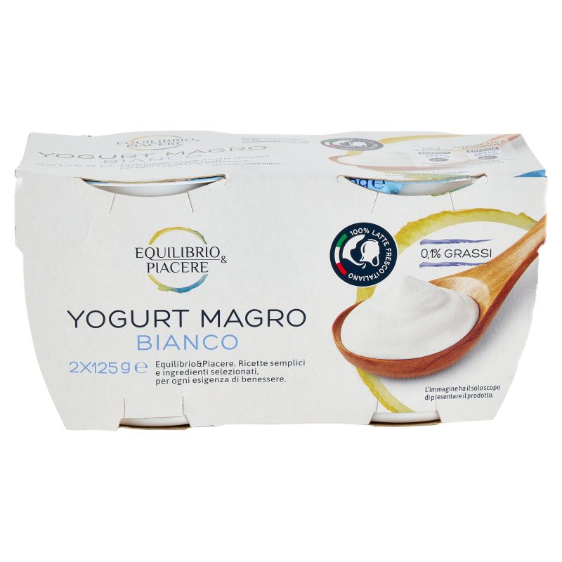 Equilibrio & Piacere Yogurt Magro Bianco 2 x 125 g