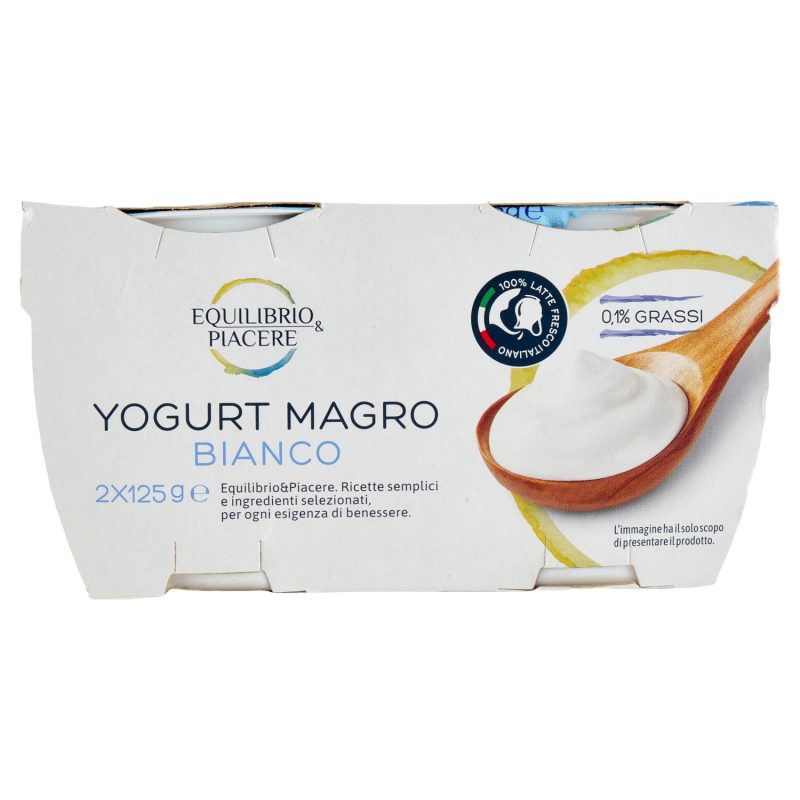 Equilibrio & Piacere Yogurt Magro Bianco 2 x 125 g