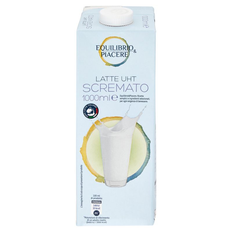 Equilibrio & Piacere Latte UHT Scremato 1000 ml