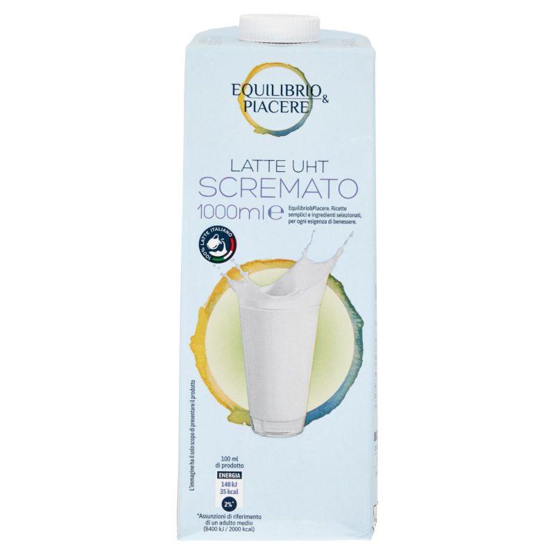 Equilibrio & Piacere Latte UHT Scremato 1000 ml