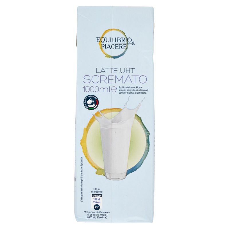 Equilibrio & Piacere Latte UHT Scremato 1000 ml