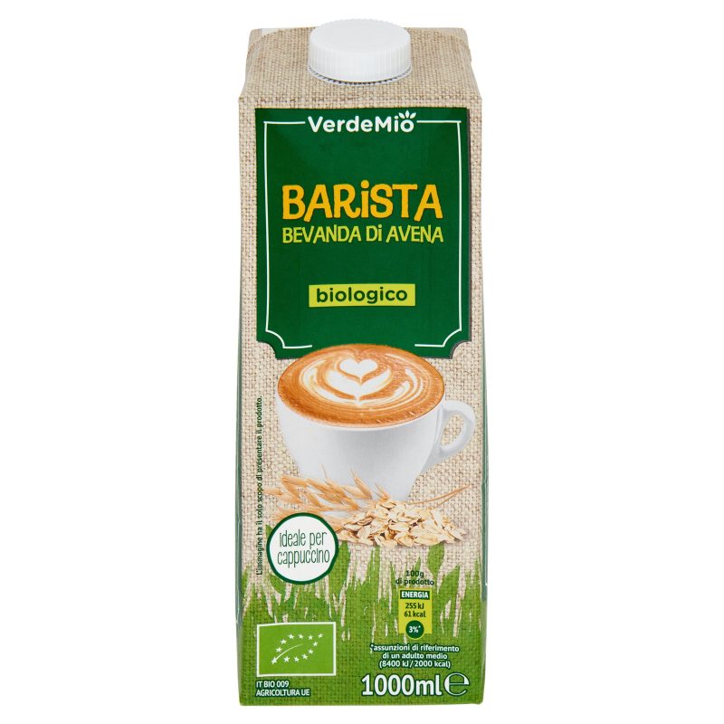 VerdeMio Barista Bevanda di Avena biologico 1000 ml