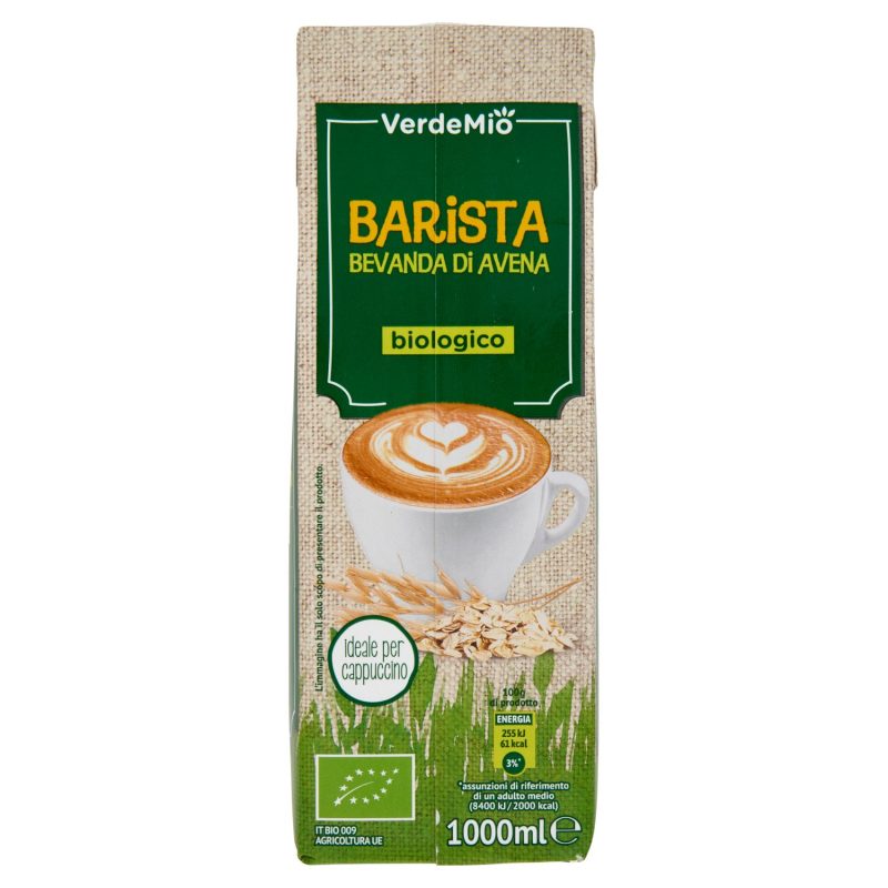 VerdeMio Barista Bevanda di Avena biologico 1000 ml