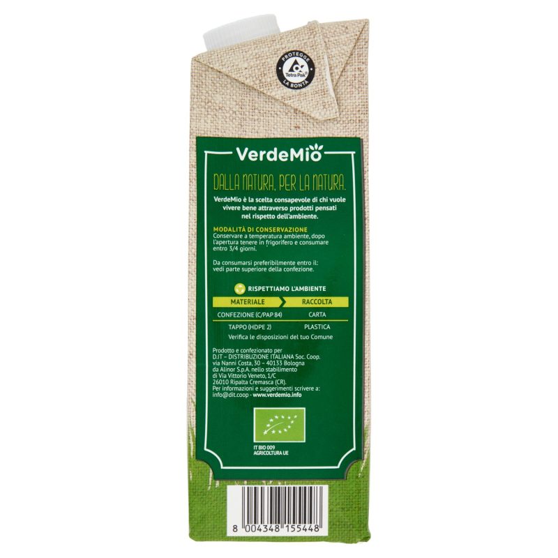 VerdeMio Barista Bevanda di Avena biologico 1000 ml