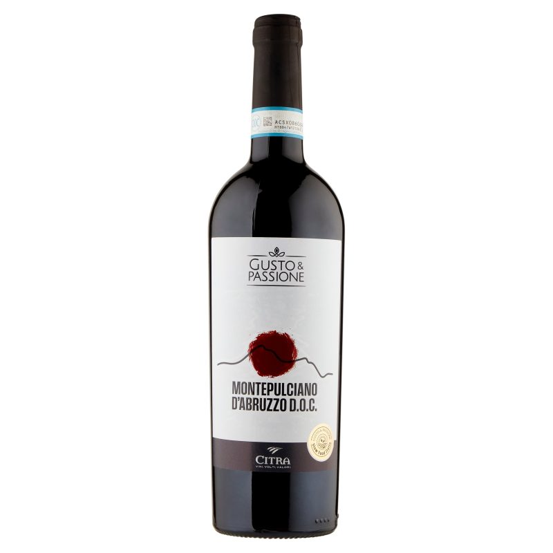 Gusto & Passione Slow Food Italia Montepulciano D'Abruzzo D.O.C. 750 ml