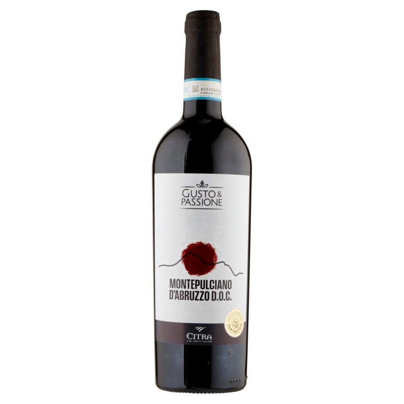 Gusto & Passione Slow Food Italia Montepulciano D'Abruzzo D.O.C. 750 ml