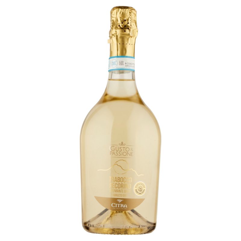 Gusto & Passione Slow Food Italia Trabocco Pecorino Spumante Brut Abruzzo DOC 750 ml