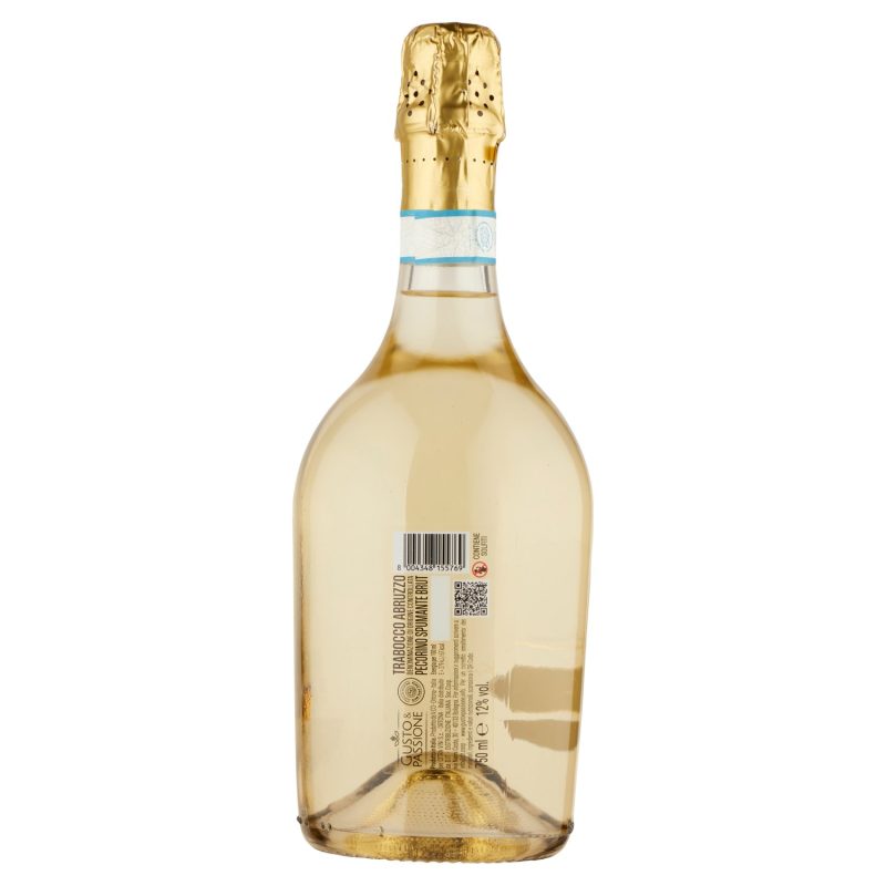 Gusto & Passione Slow Food Italia Trabocco Pecorino Spumante Brut Abruzzo DOC 750 ml