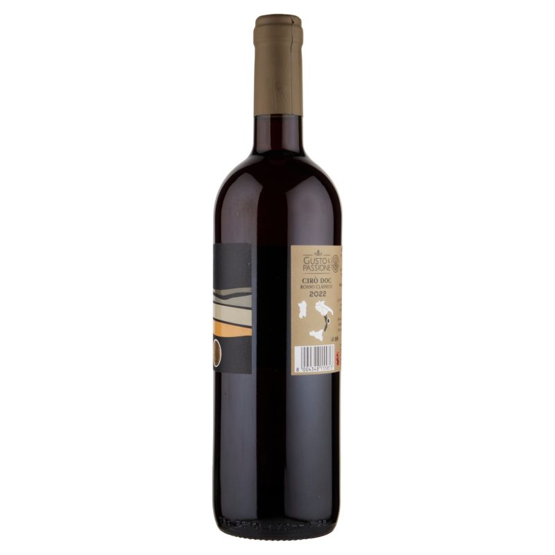 Gusto & Passione Slow Food Italia Cirò DOC Rosso Classico 750 ml