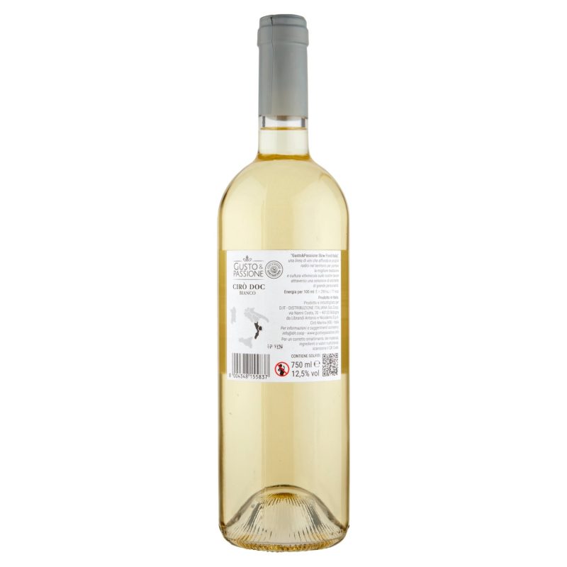 Gusto & Passione Slow Food Italia Cirò DOC Bianco 750 ml