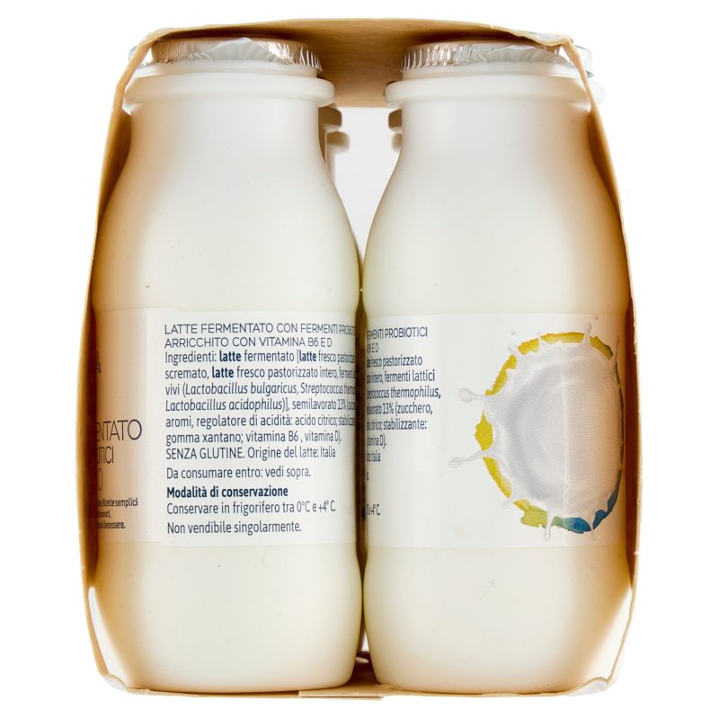 Equilibrio & Piacere Latte Fermentato con Probiotici Bianco 6 x 100 g
