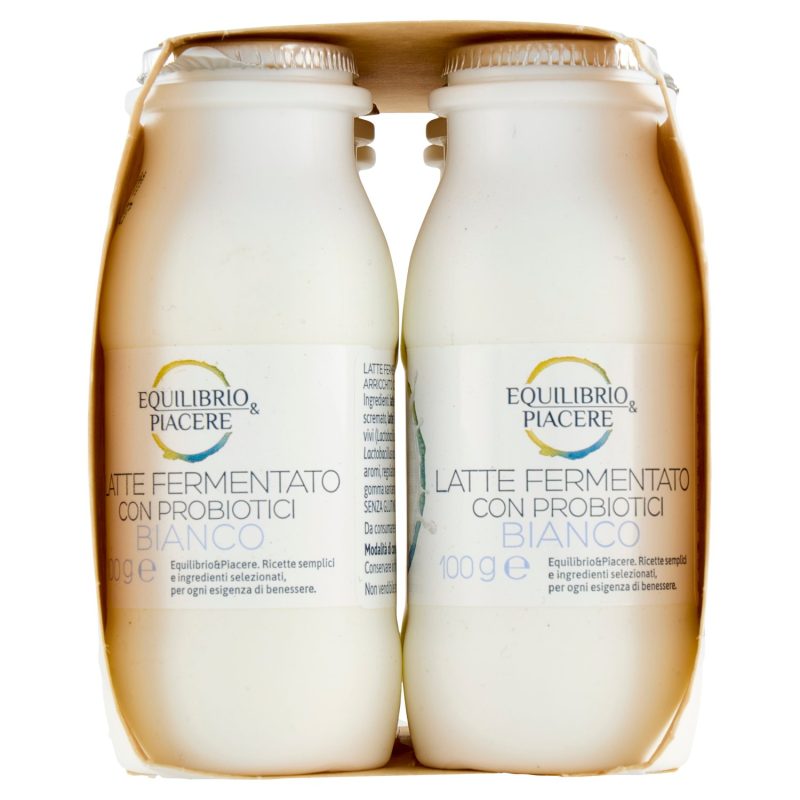 Equilibrio & Piacere Latte Fermentato con Probiotici Bianco 6 x 100 g