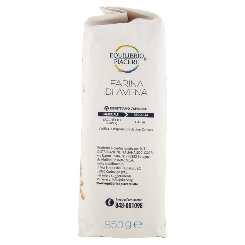 Equilibrio & Piacere Farina di Avena 850 g