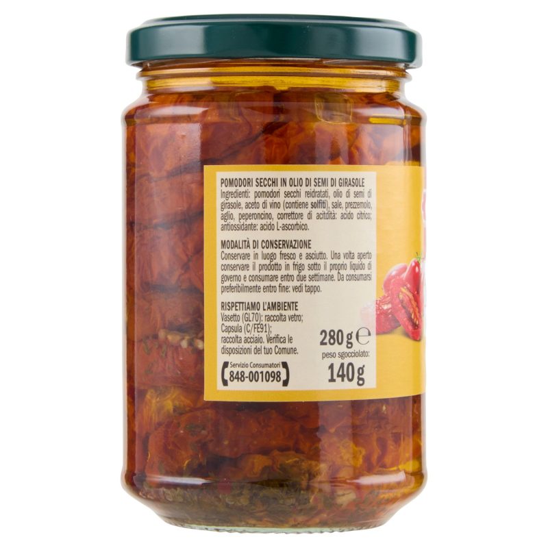 Sisa Pomodori Secchi Sottolio 280 g