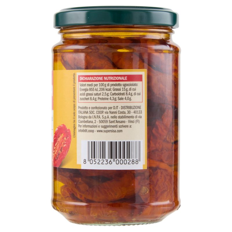 Sisa Pomodori Secchi Sottolio 280 g